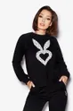 czarny Cardio Bunny - Bluza Ella Damski