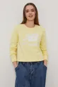 żółty New Balance Bluza WT03551LHZ Damski