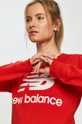 červená Mikina New Balance WT03551REP Dámsky