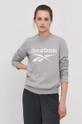 sivá Mikina Reebok GQ9497 Dámsky