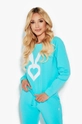 Dukserica Cardio Bunny Poppy  95% Pamuk, 5% Elastan