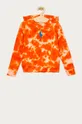 оранжевый Детская хлопковая кофта Polo Ralph Lauren Для девочек