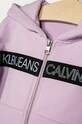 Fete Calvin Klein Jeans - Hanorac de bumbac pentru copii 104-176 cm IG0IG00751.4891 violet