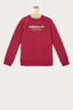 fioletowy adidas Originals - Bluza GN7476 Dziewczęcy