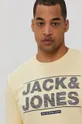 żółty Jack & Jones Bluza