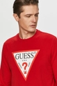 czerwony Guess - Bluza M1RQ37.K6ZS1