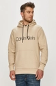 bézs Calvin Klein - Pamut melegítőfelső