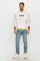 Bavlněná mikina Levi's 38479.0038 bílá SS21