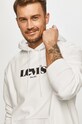 Bavlněná mikina Levi's 38479.0038 bílá