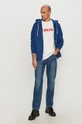 Levi's - Pamut melegítőfelső kék