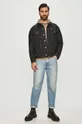 Calvin Klein Jeans - Bavlnená mikina sivá