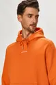 narancssárga Calvin Klein Jeans - Pamut melegítőfelső
