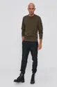 Calvin Klein Jeans bluza bawełniana J30J314035.4891 zielony