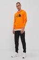 The North Face Hanorac de bumbac NF00A0TEPKH1 portocaliu SS21