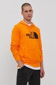 The North Face Bluza bawełniana pomarańczowy NF00A0TEPKH1