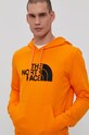 The North Face Bluza bawełniana NF00A0TEPKH1 pomarańczowy
