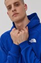 Bavlněná mikina The North Face modrá NF0A2ZWUCZ61