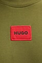 HUGO bluza bawełniana 50447964 zielony