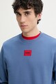 HUGO felpa in cotone blu 50447964