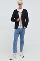HUGO bluza bawełniana 50447972 beżowy AA00