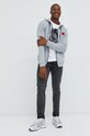 HUGO bluza bawełniana 50447972 50447972 szary AA00