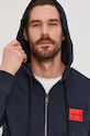 HUGO bluza bawełniana 50447972 granatowy 50447972
