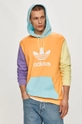 multicolor adidas Originals - Bluza bawełniana GR9750 Męski