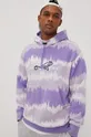 Хлопковая кофта adidas Originals фиолетовой