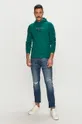 Tommy Hilfiger - Bluza bawełniana zielony