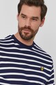 Lyle & Scott Bluza bawełniana granatowy ML1233V.Z629