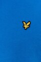 Bavlnená mikina Lyle & Scott ML424VTR.J43 modrá