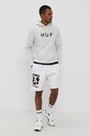 HUF Bluza pf00099 szary AW21
