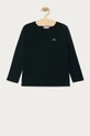 granatowy Lacoste Longsleeve bawełniany dziecięcy TJ2093 Chłopięcy