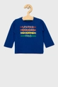 fioletowy United Colors of Benetton Longsleeve dziecięcy Chłopięcy