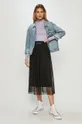 Calvin Klein Jeans - Tričko s dlhým rukávom fialová