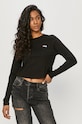 Fila - Longsleeve bawełna czarny 687602