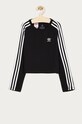 adidas Originals Longsleeve dziecięcy GN8237 z elastanem czarny GN8237