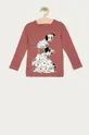ružová Name it - Detské tričko s dlhým rukávom 86-110 cm Dievčenský