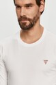 Guess - Tričko s dlouhým rukávem bílá M1RI28.J1311