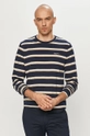 granatowy Pepe Jeans Longsleeve Męski