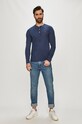 Polo Ralph Lauren longsleeve 710790058003 mornarsko modra SS21