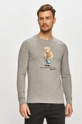 szary Polo Ralph Lauren - Longsleeve 710828276003