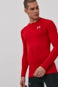 rdeča Majica z dolgimi rokavi za vadbo Under Armour