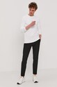 Tričko s dlouhým rukávem Boss Casual 50427455 bílá SS21