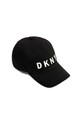Dkny - Czapka D21188 nadruk czarny D21188
