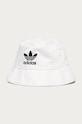 adidas Originals – Kapelusz M Adicolor Trefoil Bucket aplikacja biały FQ4641.M