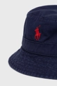 Klobúk Polo Ralph Lauren tmavomodrá