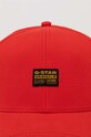 G-Star czapka bawełniana D03219.C693 czerwony AA00