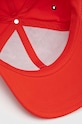 G-Star czapka bawełniana czerwony D03219.C693