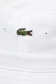 Bavlněný klobouk Lacoste RK2056 bílá SS25